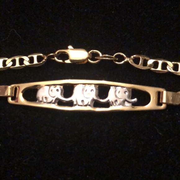 Cracco Jewelry 22k Gold Filled Elephant Bracelet Poshmark